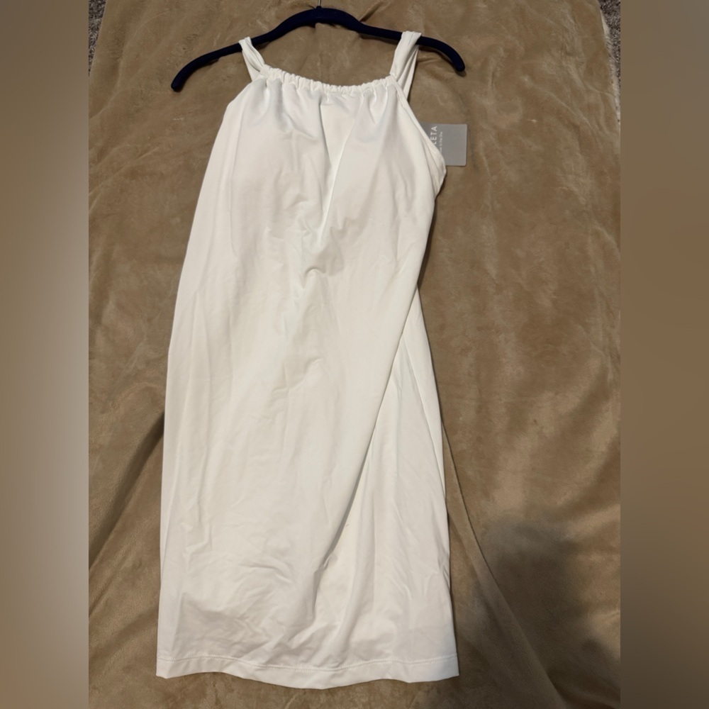 NWT Athleta Kokomo Dress White Size Small